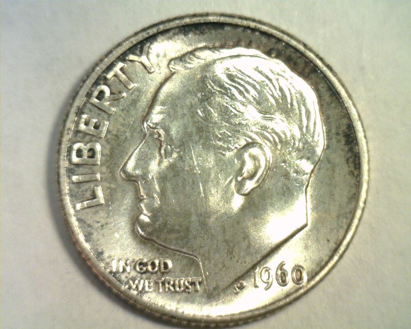 1960-D ROOSEVELT DIME CHOICE UNCIRCULATED CH. UNC NICE ORIGINAL COIN 99c SHIP