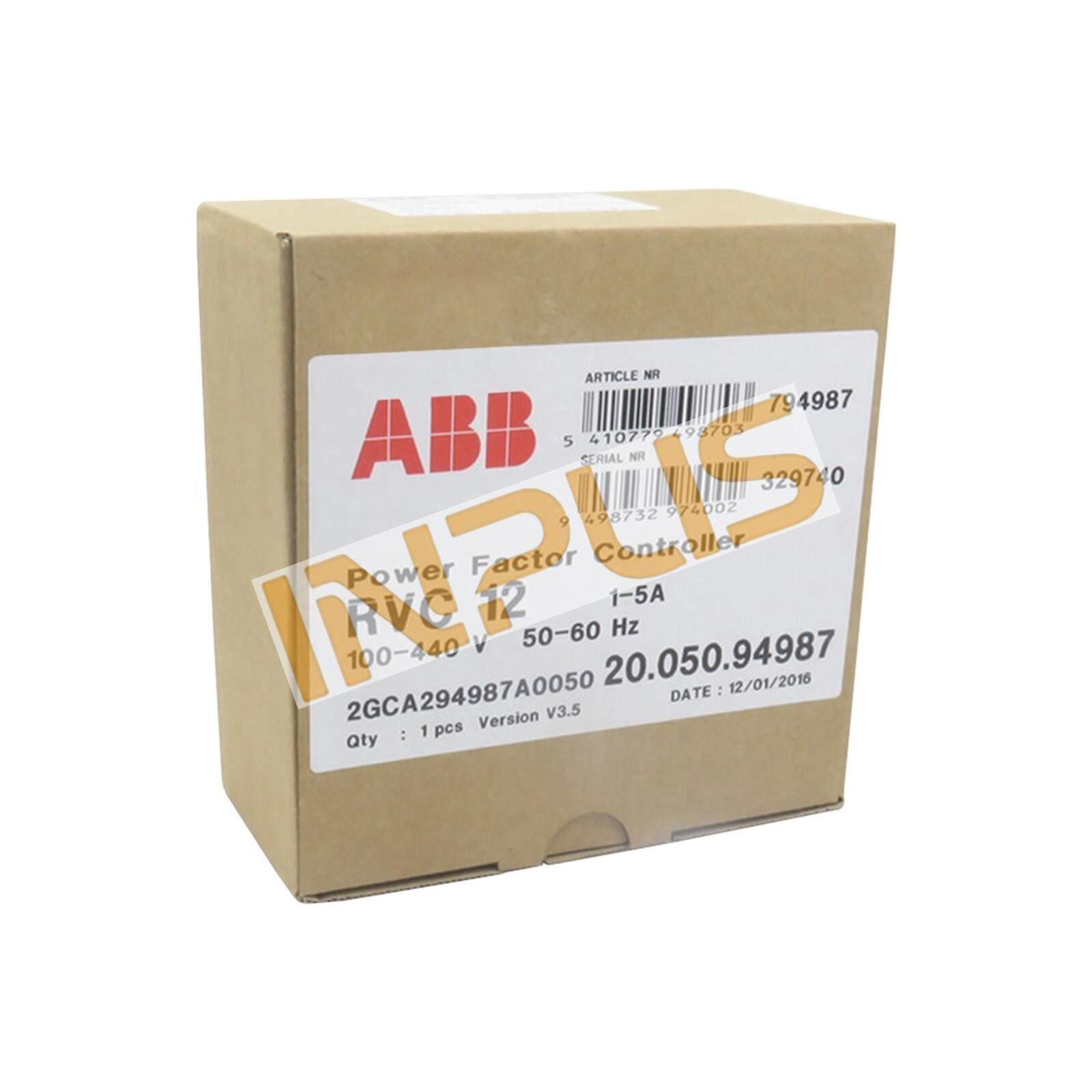 NEW ABB RVC-12/1-5A Power Factor Automatic Compensation Controller