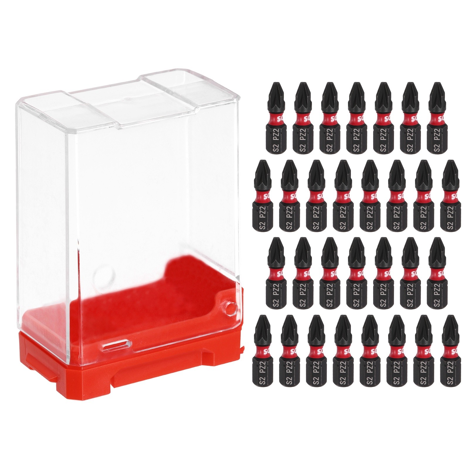 30 Pcs S2 Steel Phillips Screwdriver Bit Set（6325 PZ2-IB*30)