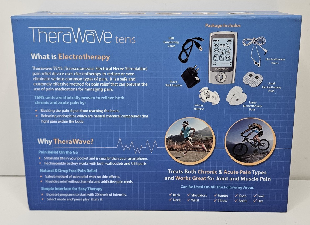 Therawave Tens Unit Electrotherapy Pain Relief