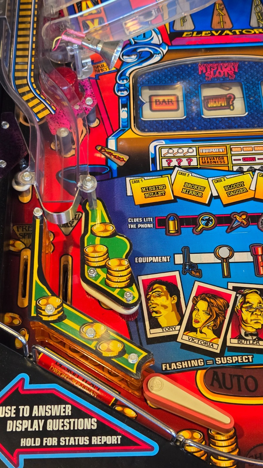 Refurbished Who Dunnit Pinball Machine (Bally) 1995
