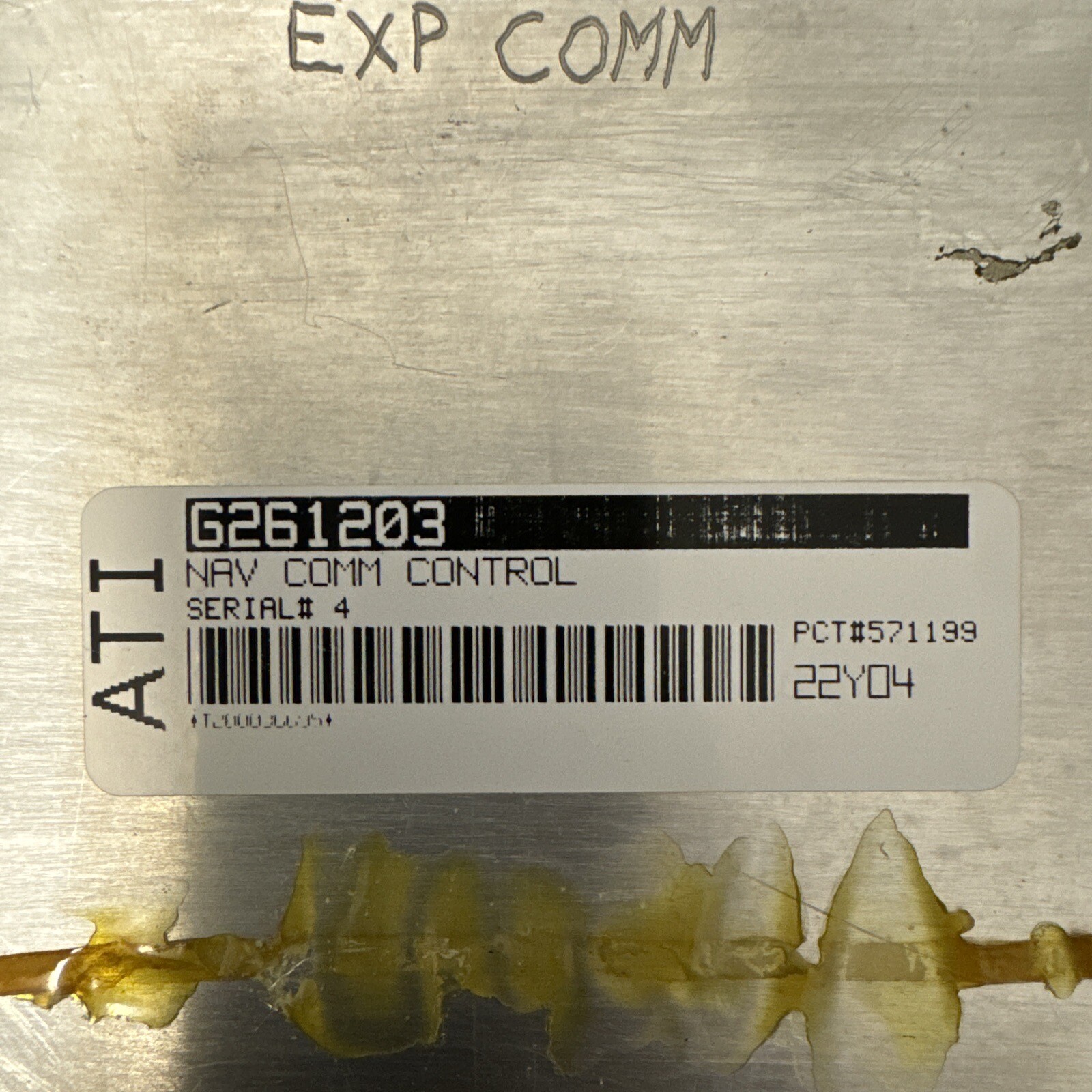 Comm/Nav Panel; G-2612-03; 4; SERVICEABLE