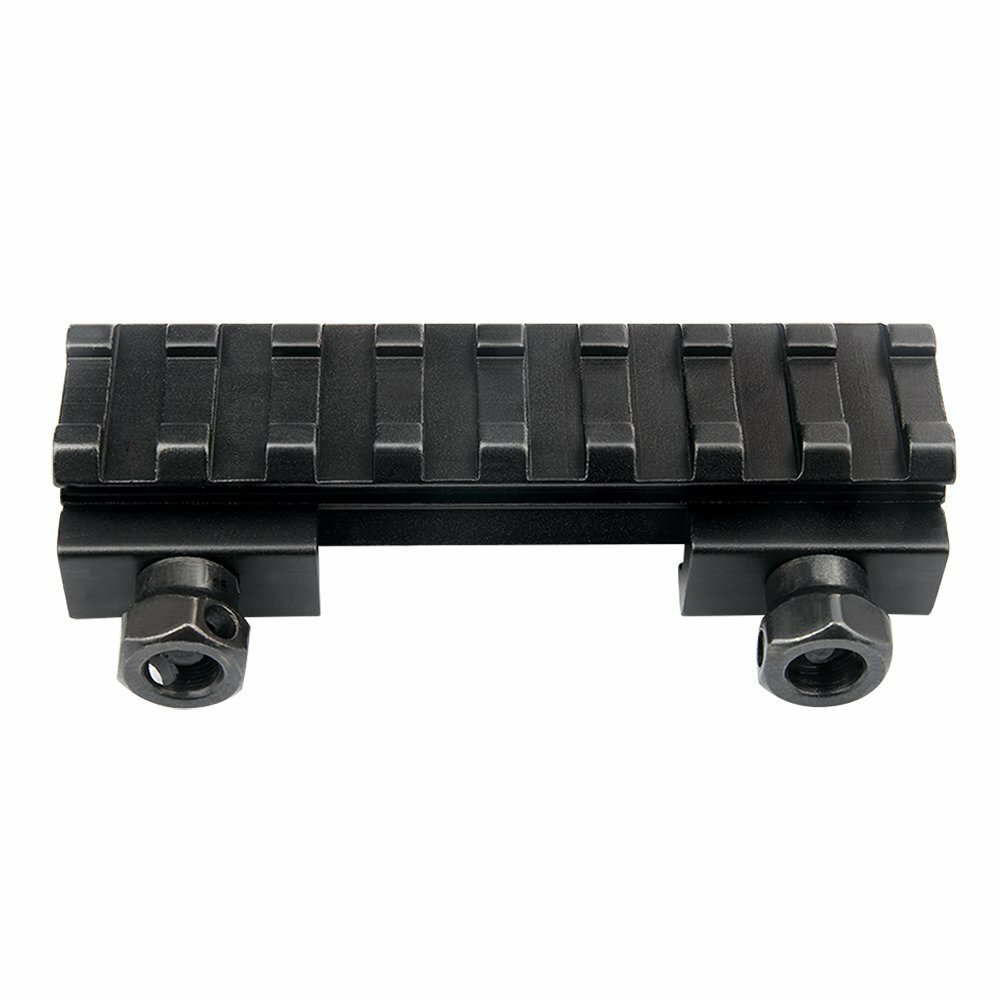 8 Slots Low Profile Scope Riser 0.5 Inch See Through Mount 20mm Picatinny Rail