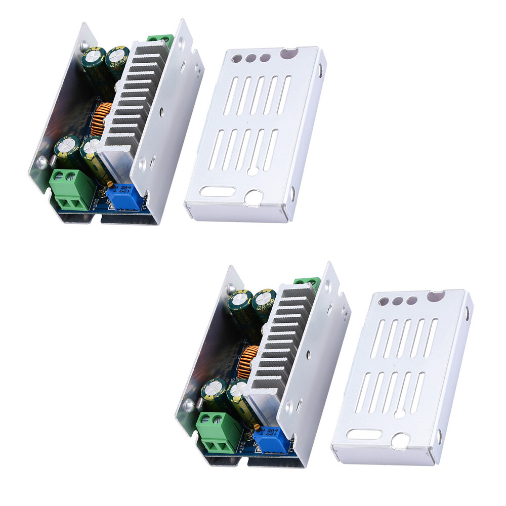 2PCS 15A 200W DC-DC 8-60V TO 1-36V Synchronous Buck Converter Step-down Module