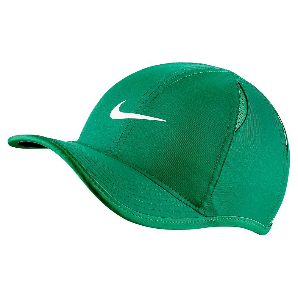 NEW NIKE Youth Unisex DRI-FIT Tennis Featherlight Hat-Stadium Green 739376-326