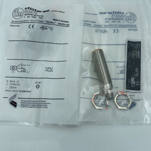 IFM IG5575 Proximity Switch Quality assurance fast shipping Free delivery#