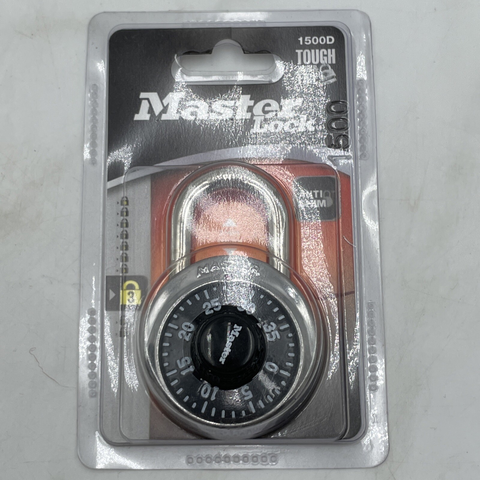 Master Lock 3/4” Tough under fire the  Combination lock 1500D Anti-shim Locker