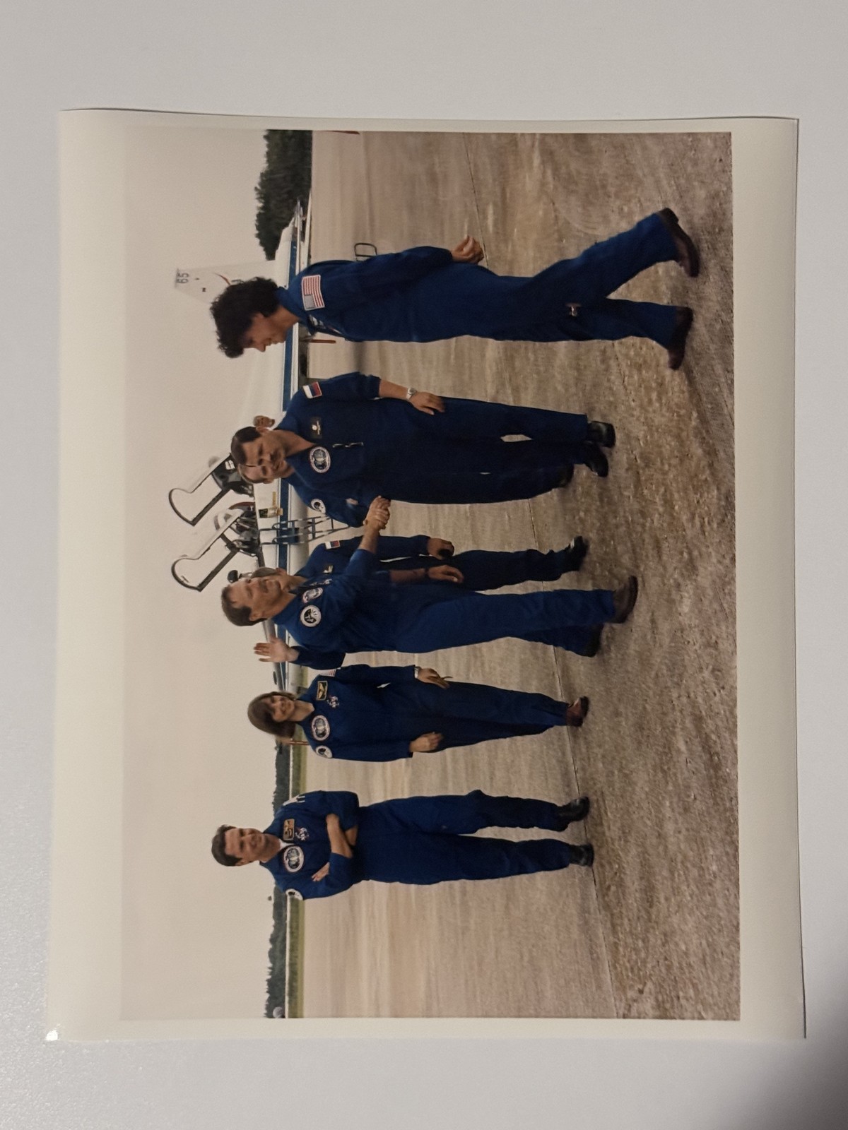 NASA STS-71 Mir And Atlantis Crews Meet In Orbit Press Photo
