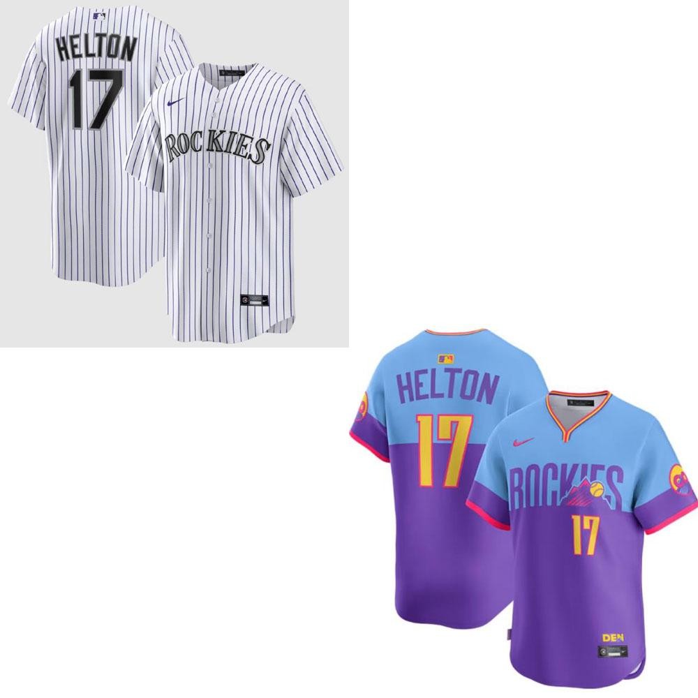 Todd Helton Rockies stitched Jersey