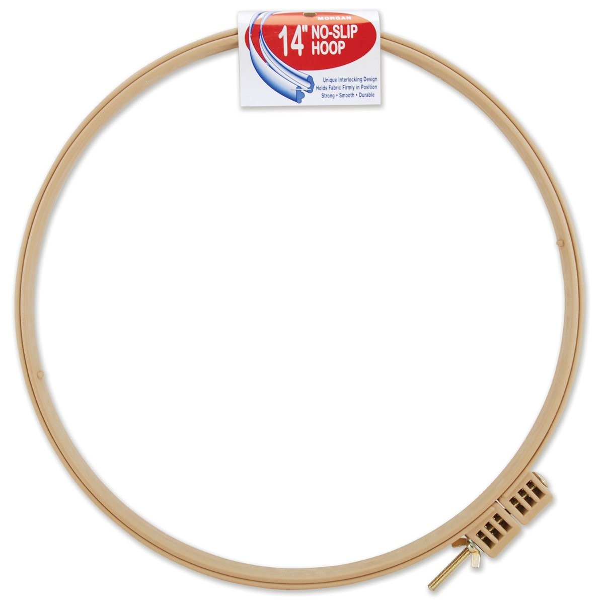 Morgan Plastic No-Slip Quilting Hoop 9" One Size, Beige