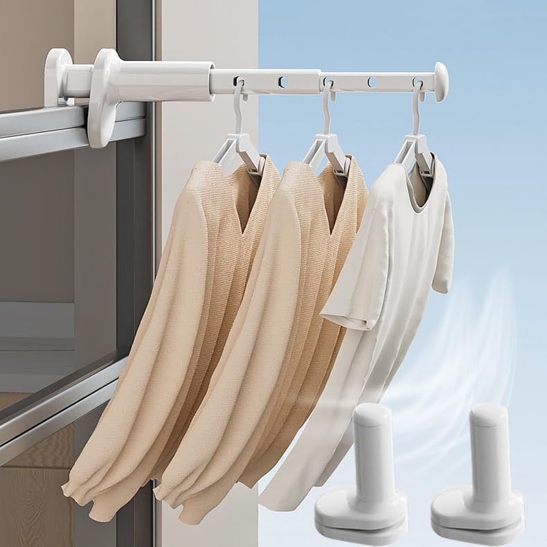 Travel Drying Rack for Clothes 2-Pack –Telescopic Rack mini Portable Collapsib