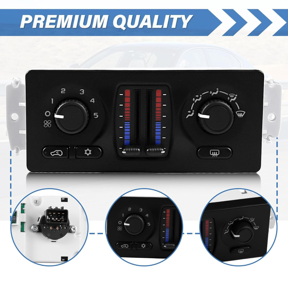 A/C Heater Control Switch Panel Switch 599-210XD For Chevrolet Silverado 2500