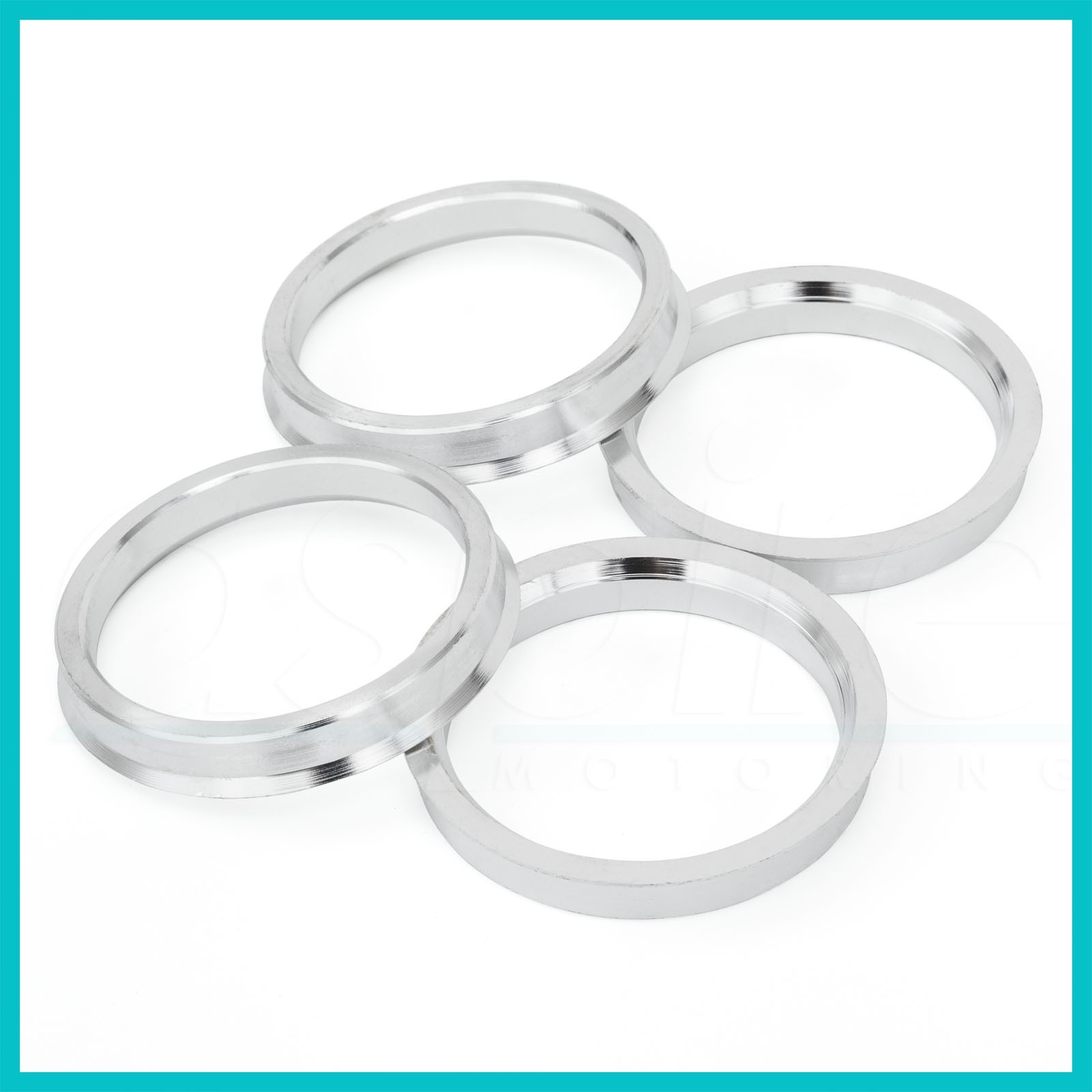 4 Aluminum Hub Centric Ring 72.6 to 64.1mm | Hubcentric 72.56 - 64.10 fit Honda