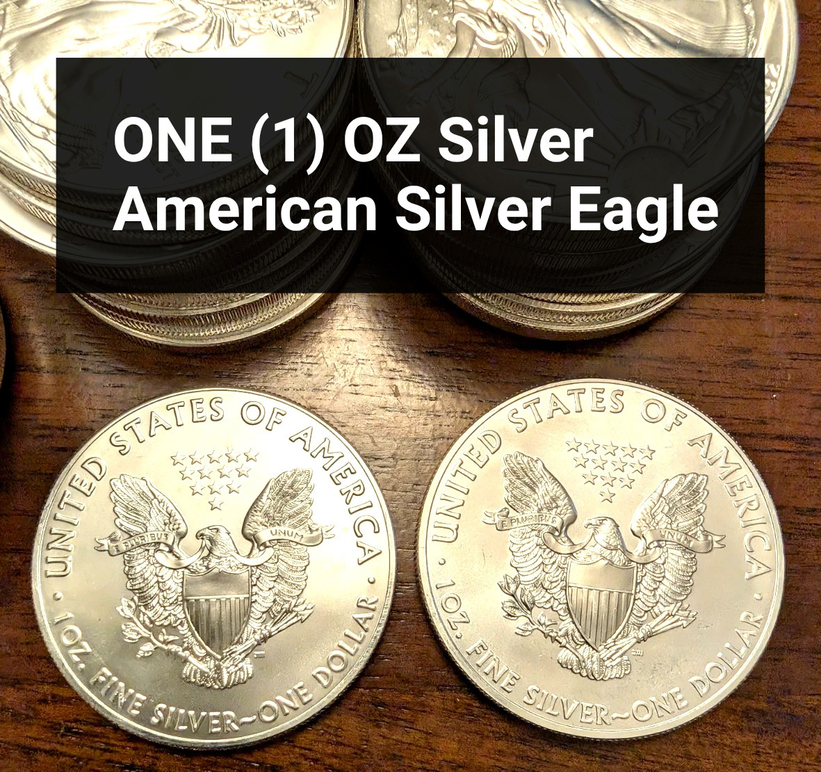 1 oz American Silver Eagle .999 Silver BU