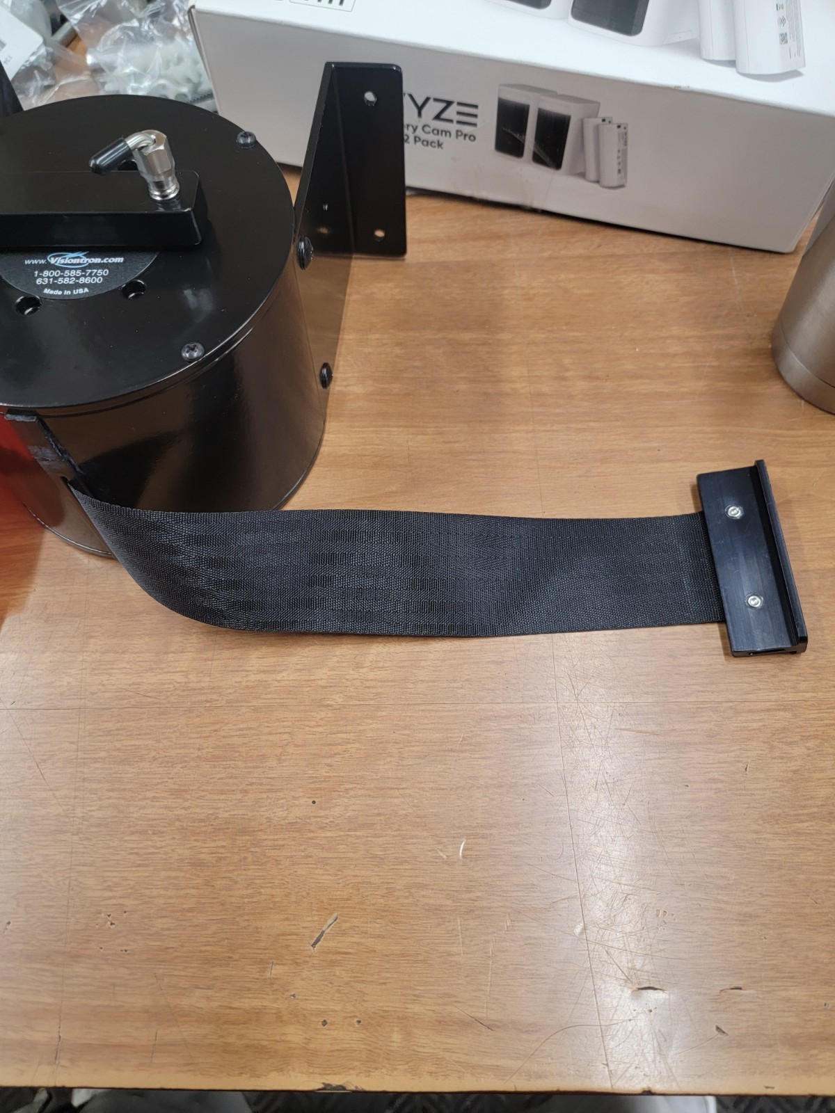 Retracta-Belt Retractable, Belt Barrier, 2" x 50 ft. New No Box, Plain Blackbelt