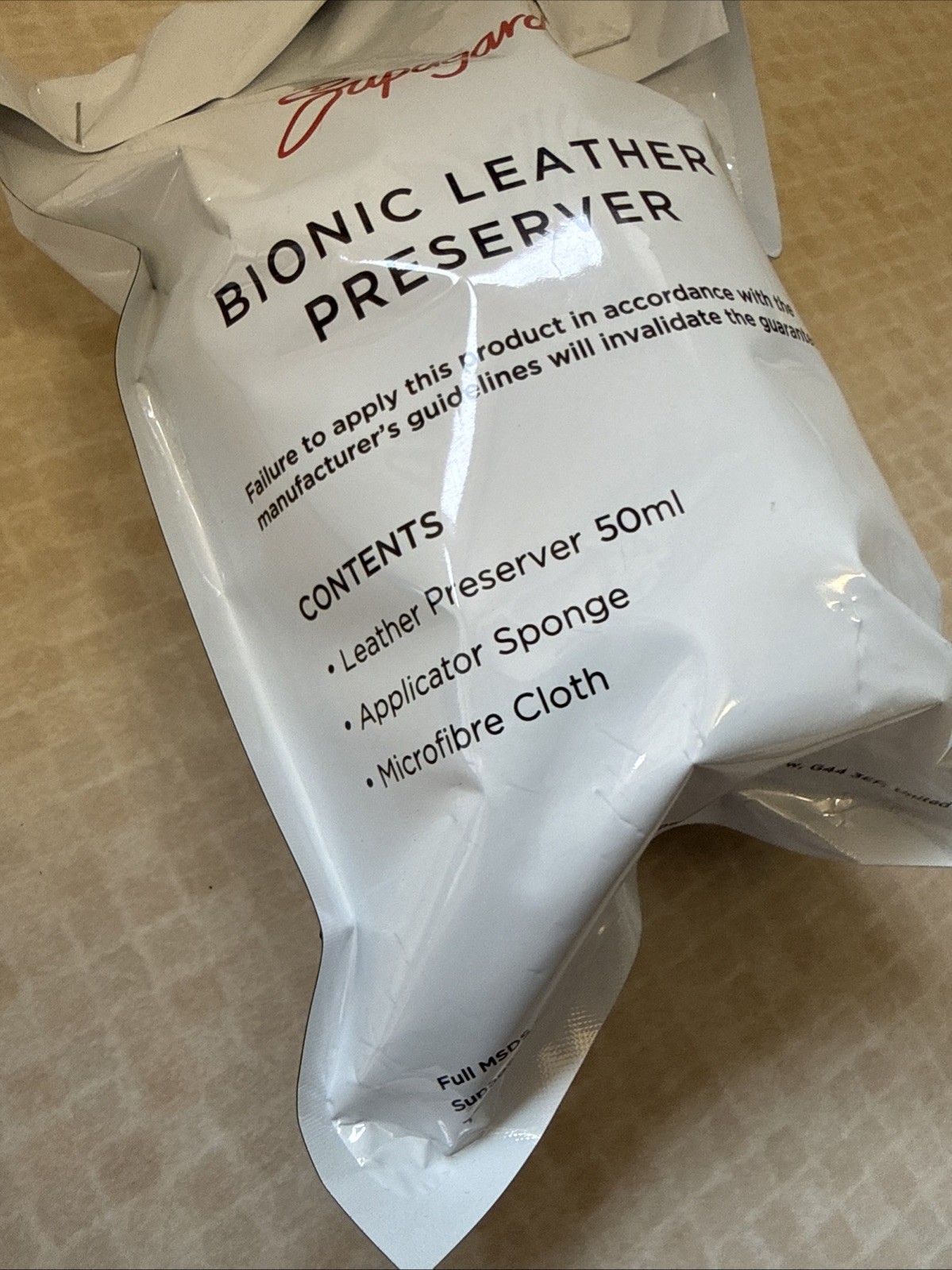 Supagard Bionic Leather Preserver