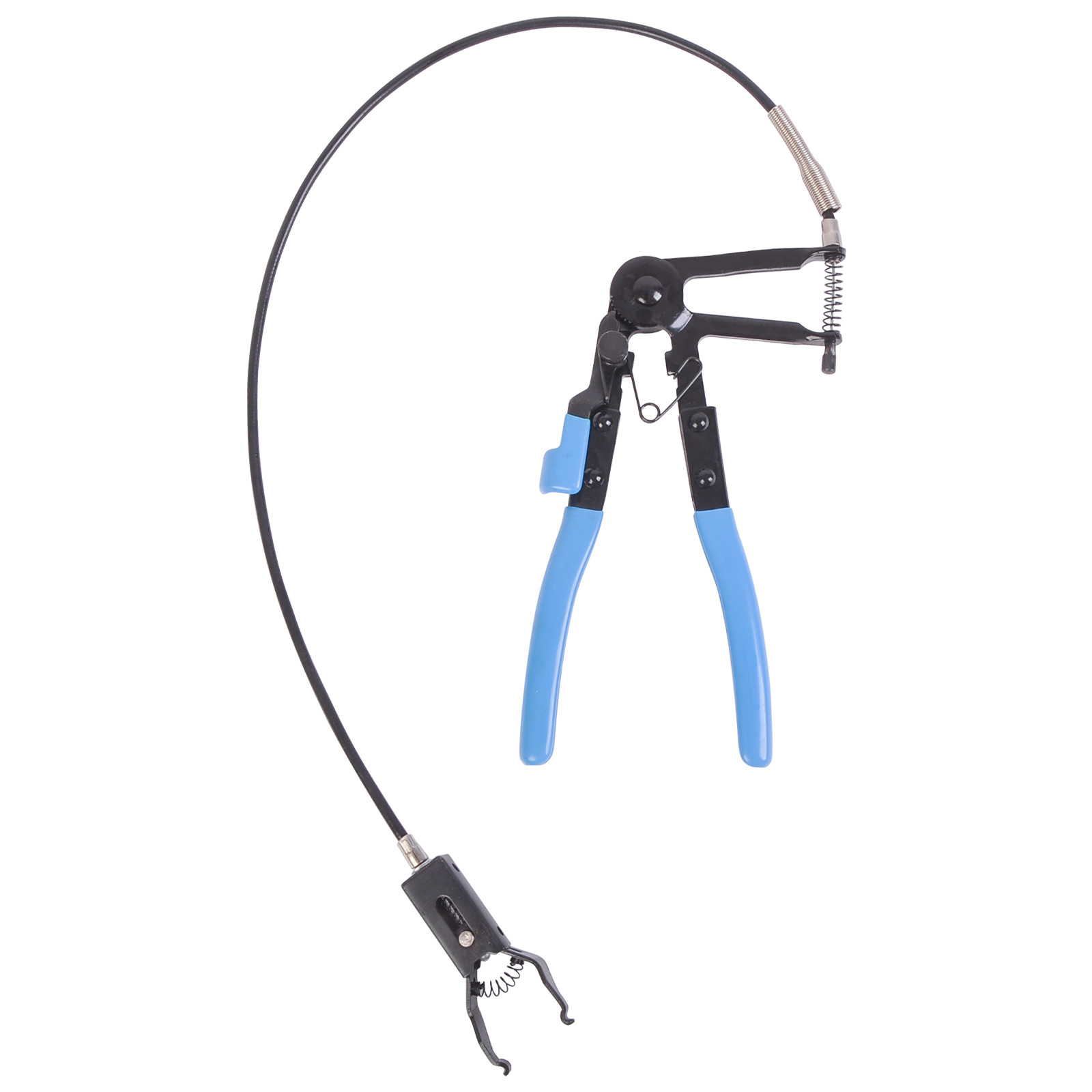 Ratcheting Button Connector Pliers 23" Long Cable Jaws range from 3mm to 32mm