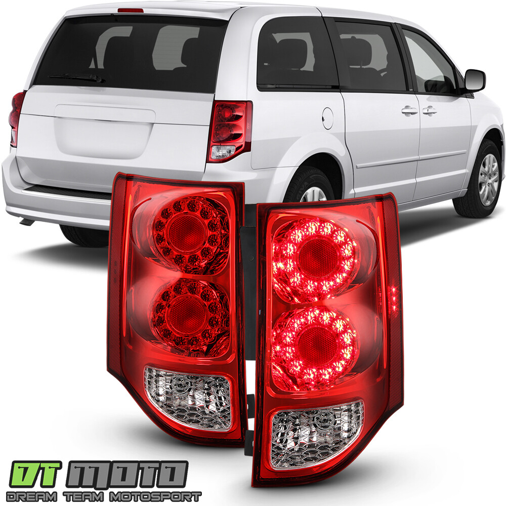 For 2011-2020 Dodge Grand Caravan LED Tail Lights Brake Lamps Pair Left+Right