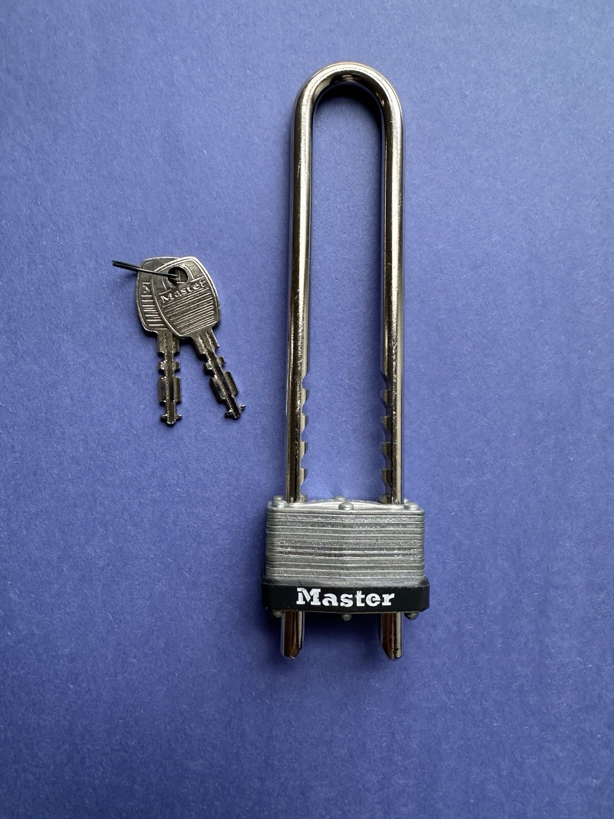 NEW Master Lock 517D Padlock with Long Shackle