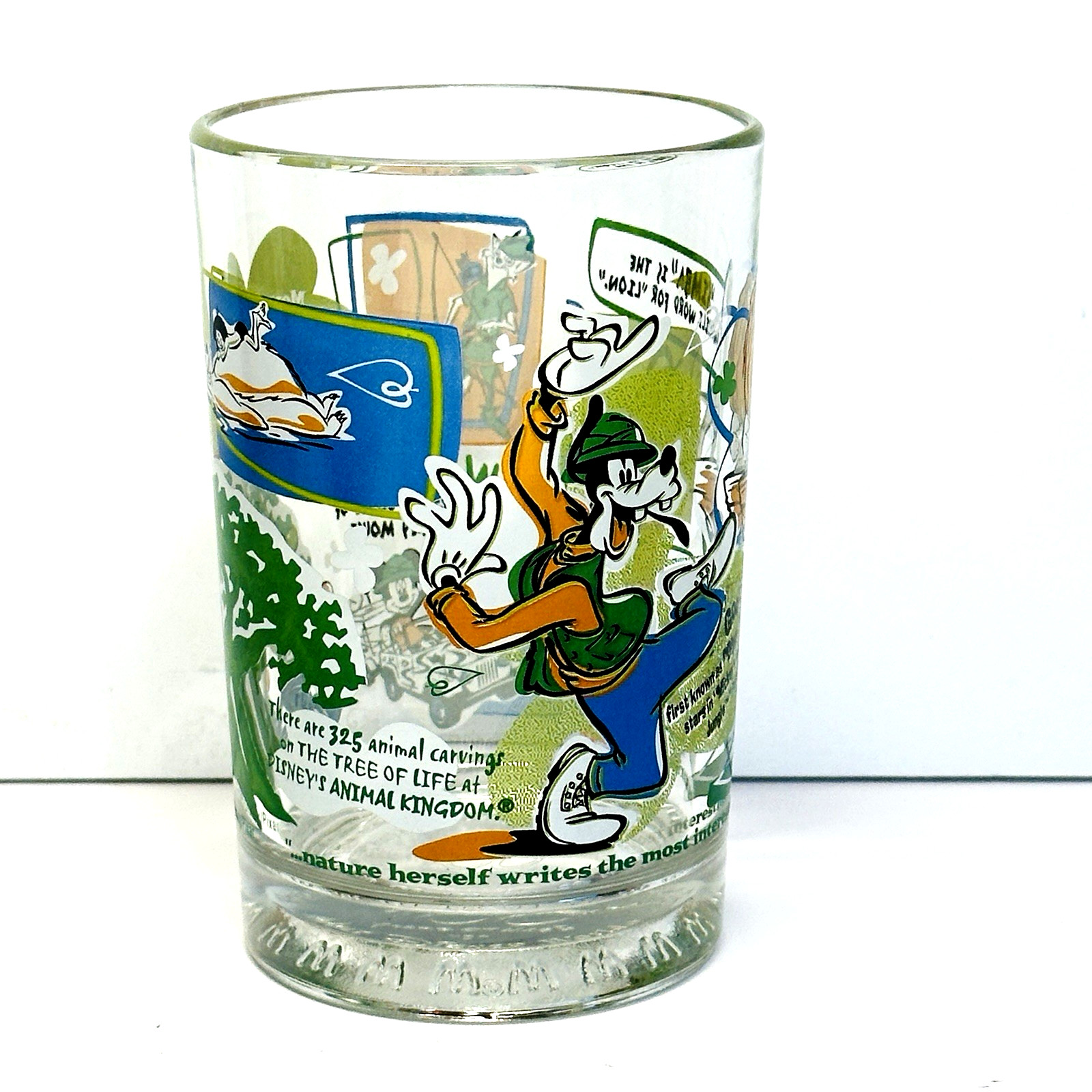 Walt Disney 100 Years of Magic Tumbler Glass Macdonalds Mickey Mouse Goofy