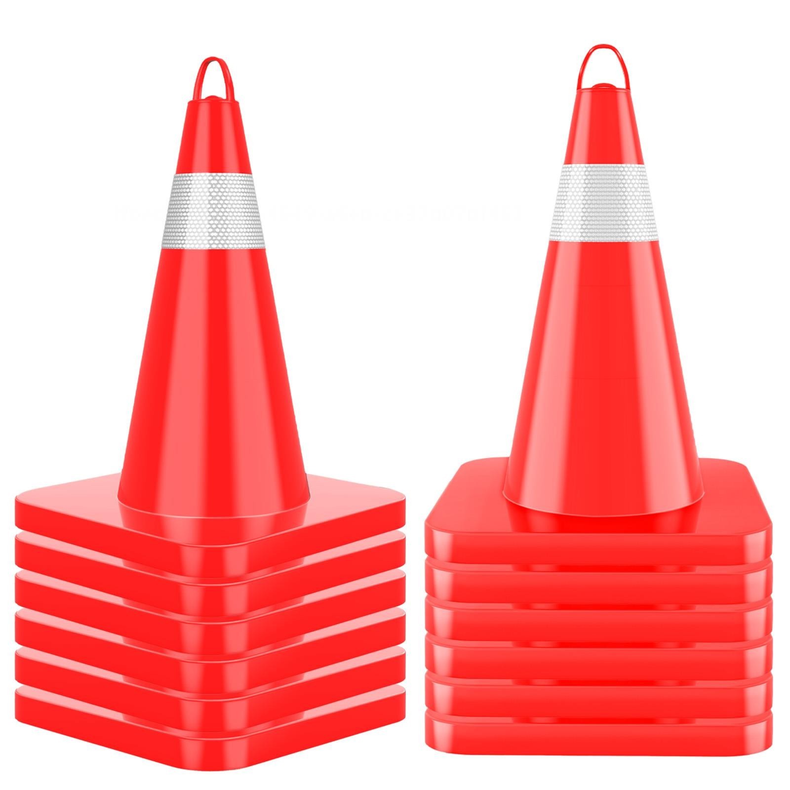 Waterproof & Sunproof | Can Connect Safety Chain | Stackable PVC Traffic Safety
