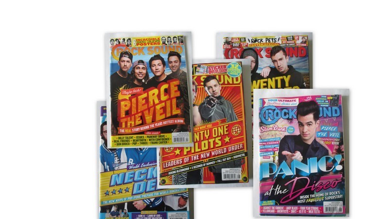 Rock Sound magazine issues between 202 214 2105 2016 choice $5 + flat Shipping