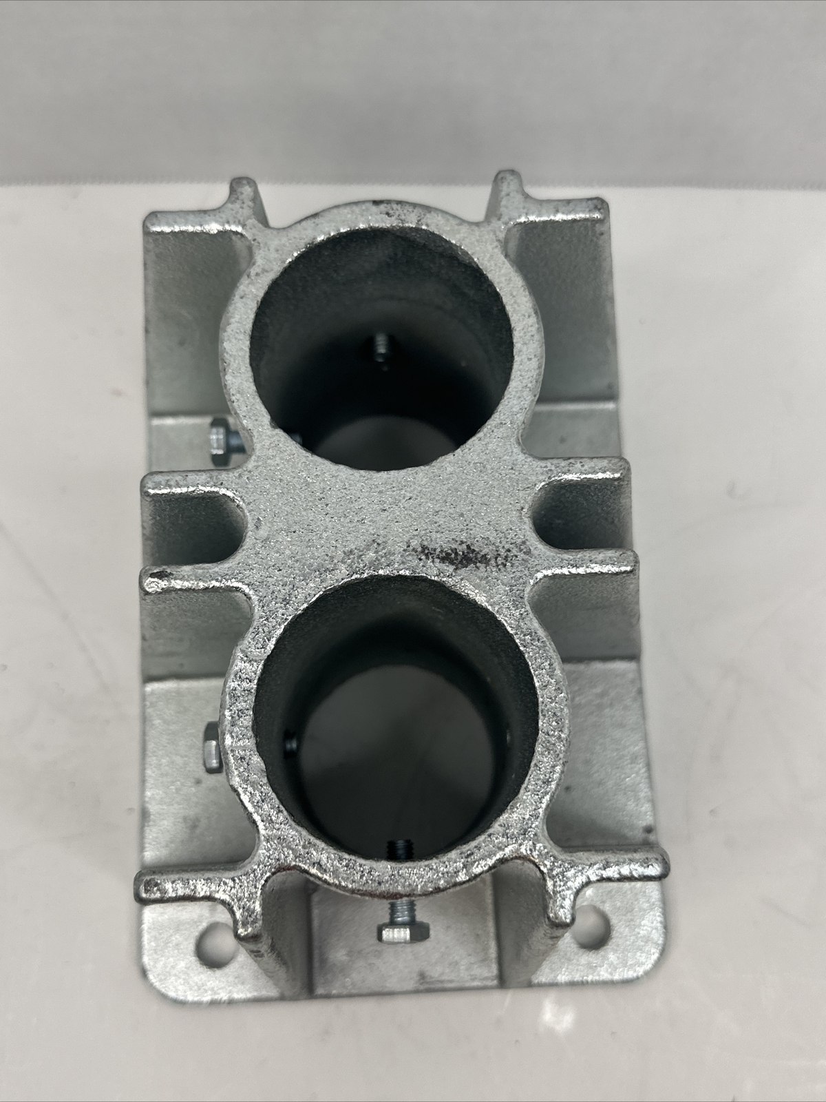 Mounting Bracket Pedestrian Barrier Double Socket Floor Base Mount