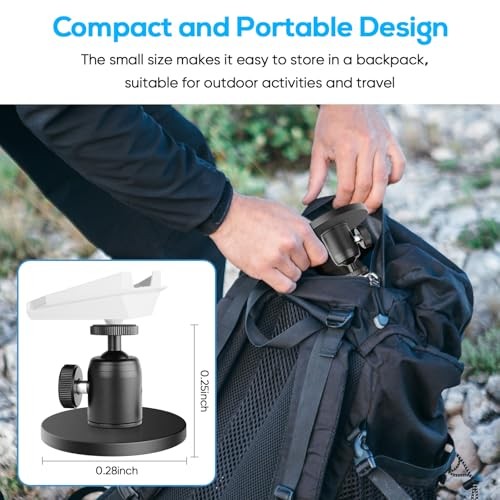 Starlink Mini 1/4 Nut Base - Adjustable Angle Magnetic Starlink Mini Mount