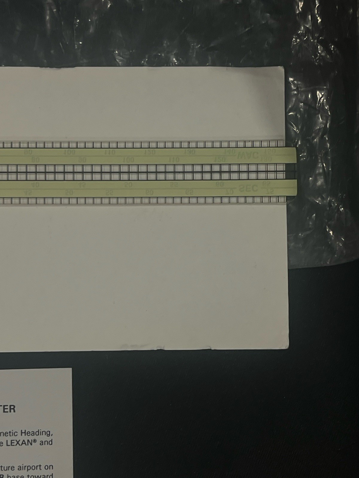 Dorcliff Super Plotter Aviation Navigation Tool w Instructions Sectional WAC