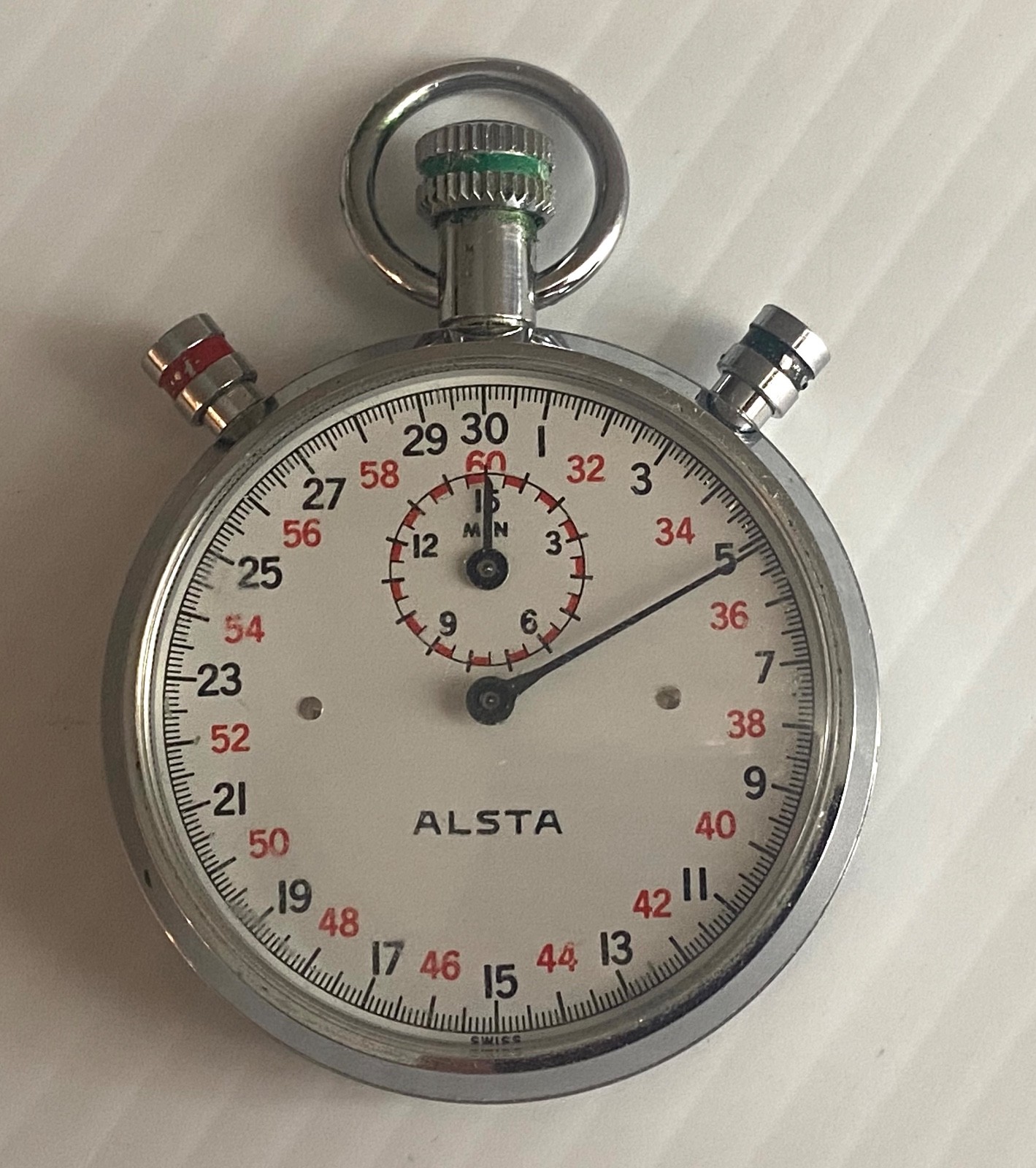 Vintage Alsta Stop Watch Swiss made