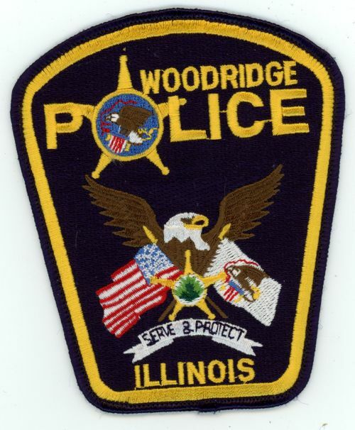 ILLINOIS IL WOODRIDGE POLICE NICE SHOULDER PATCH SHERIFF