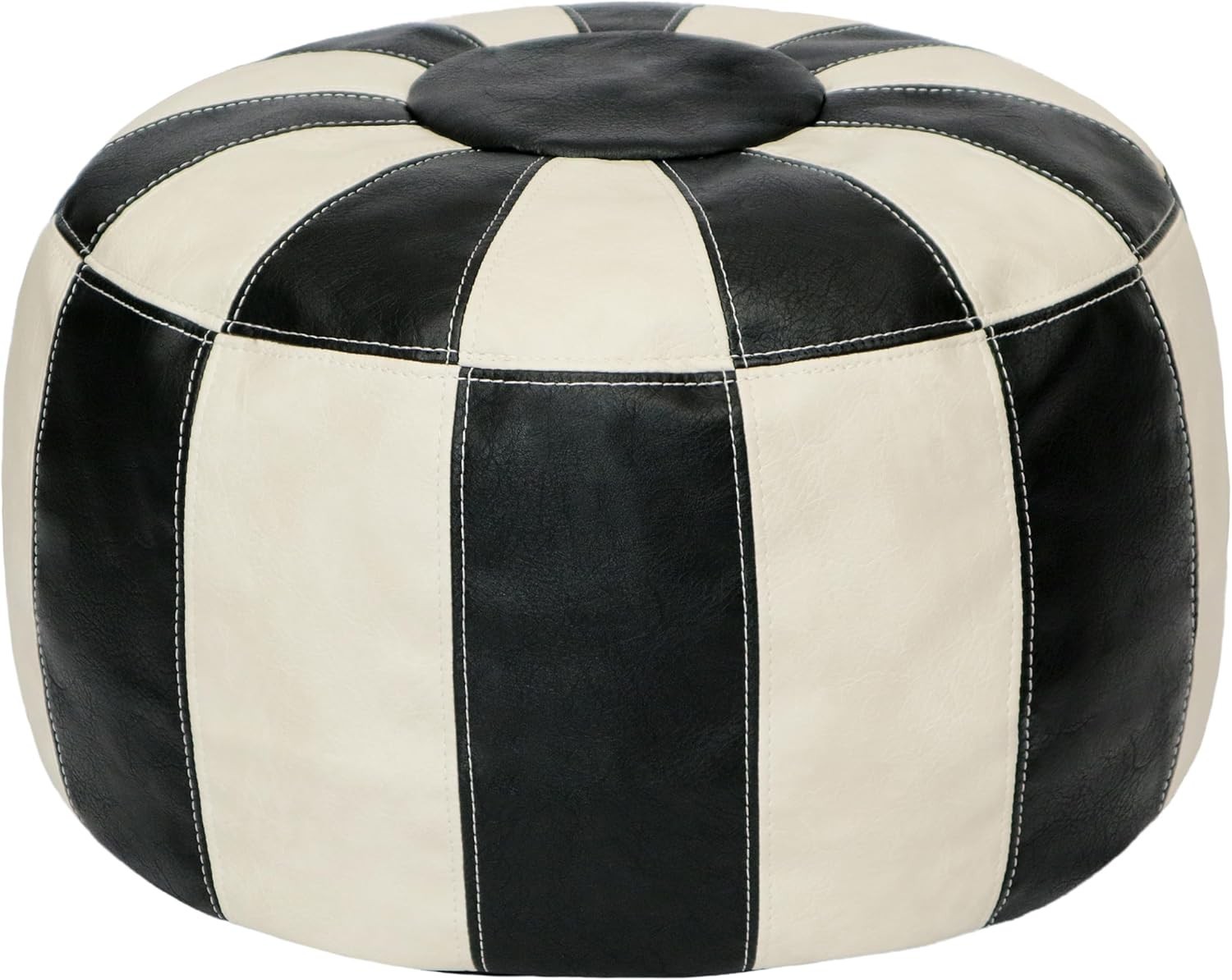 Unstuffed Moroccan Ottoman Pouf Cover Ottoman Footstool Storage Solution Bean