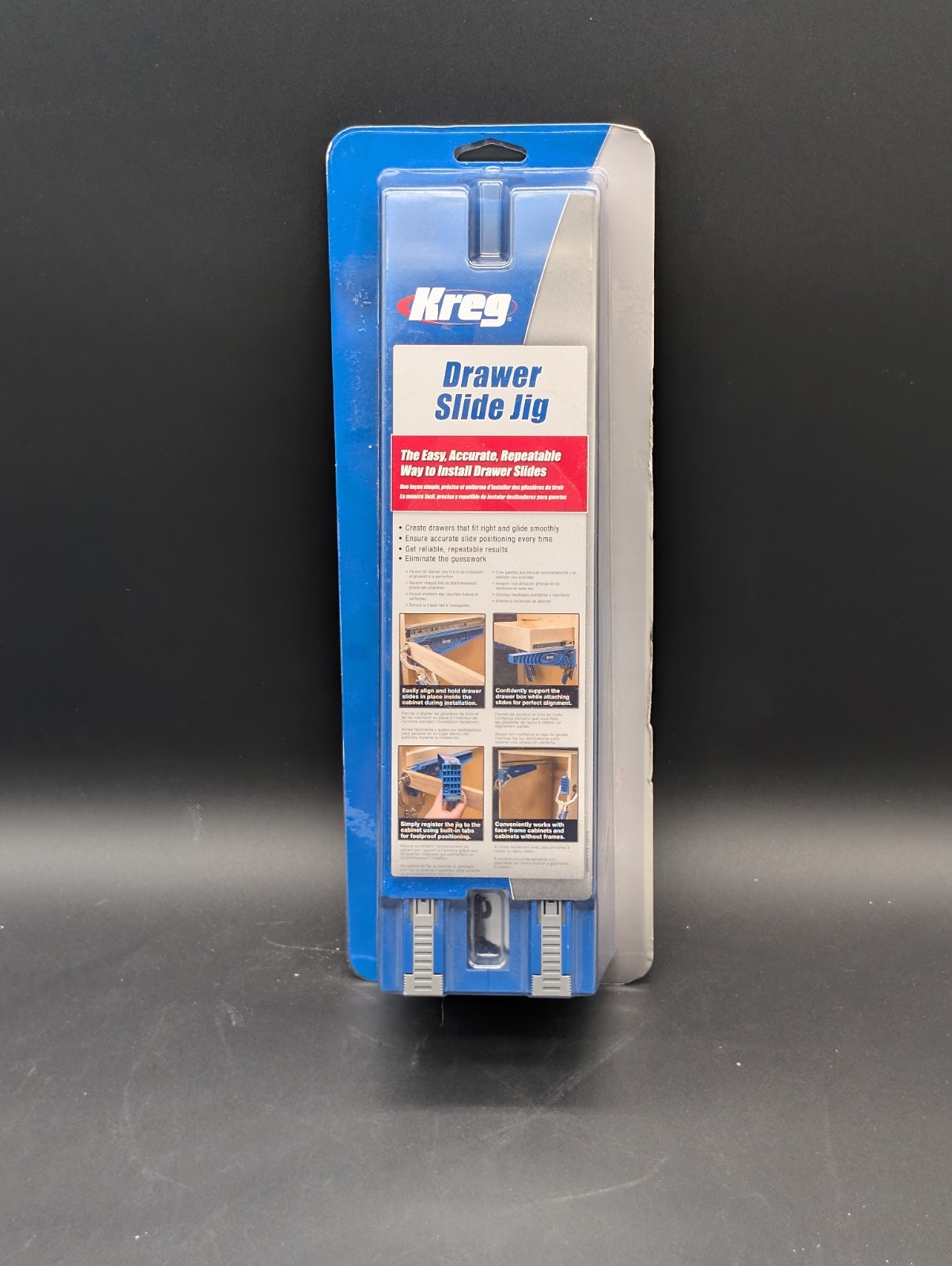 Kreg Tool Company Khi-slide Drawer Slide Jig NIP Makes Installing Easier!