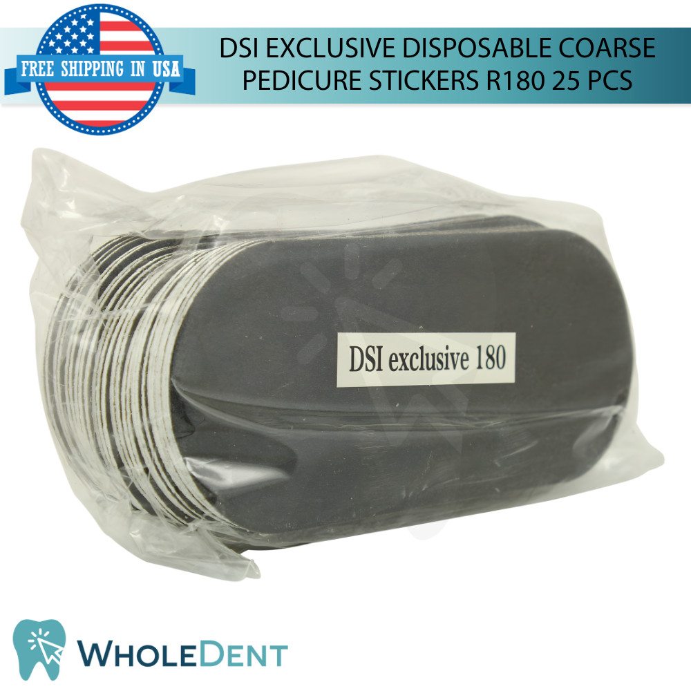Disposable Coarse Sanding Stickers for Pedicure R180 25pcs Hygiene Foot Care