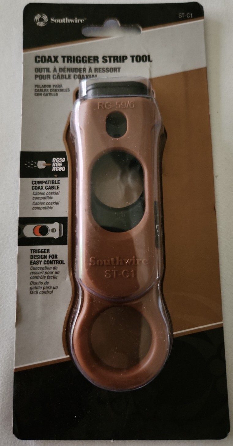 Southwire Coax Trigger Strip Tool ST-C1 NEW