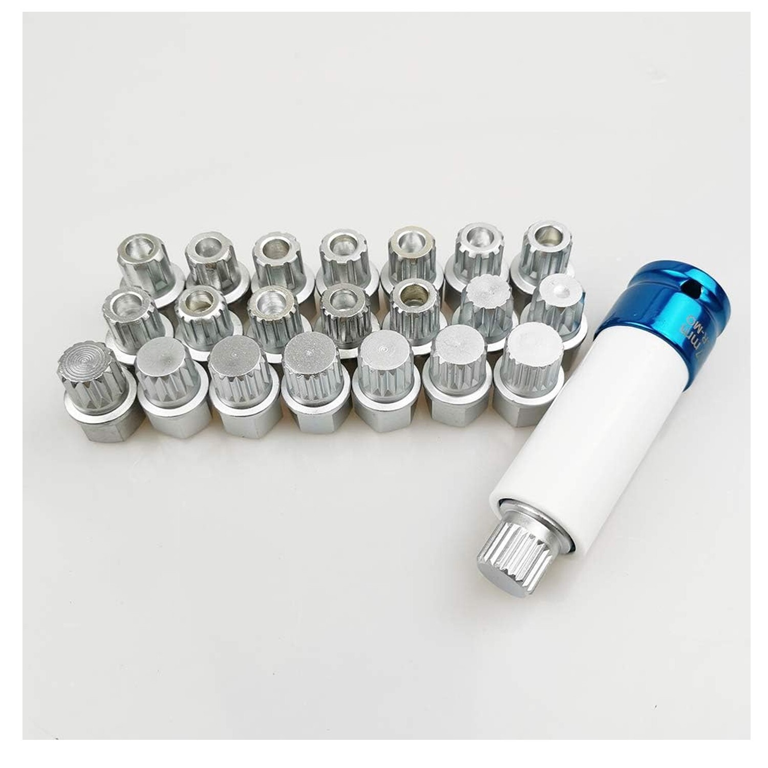 UTMALL 23Pcs Wheel Lock Lug Nut Remover Kit Automotive Wheel Anti-Theft Screw Re