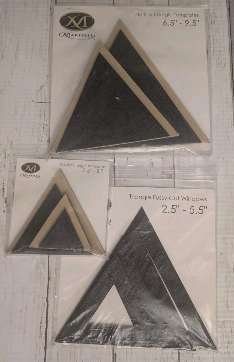 Martelli Triangle Fussy Cut Windows TFS-25, No-slip Templates TTS-69 & TTS-25