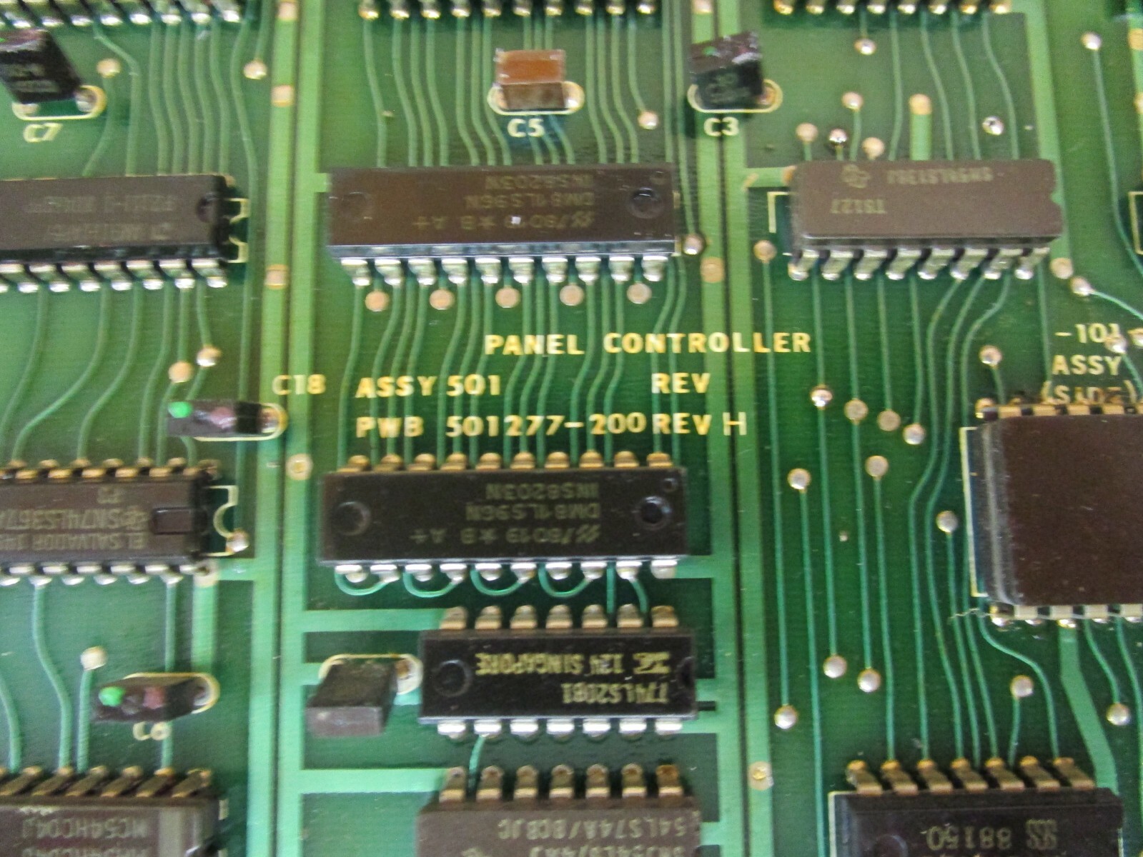 PROCESS SYSTEM PANEL CONTROLLER PWB 501277-200 501-277 REV H