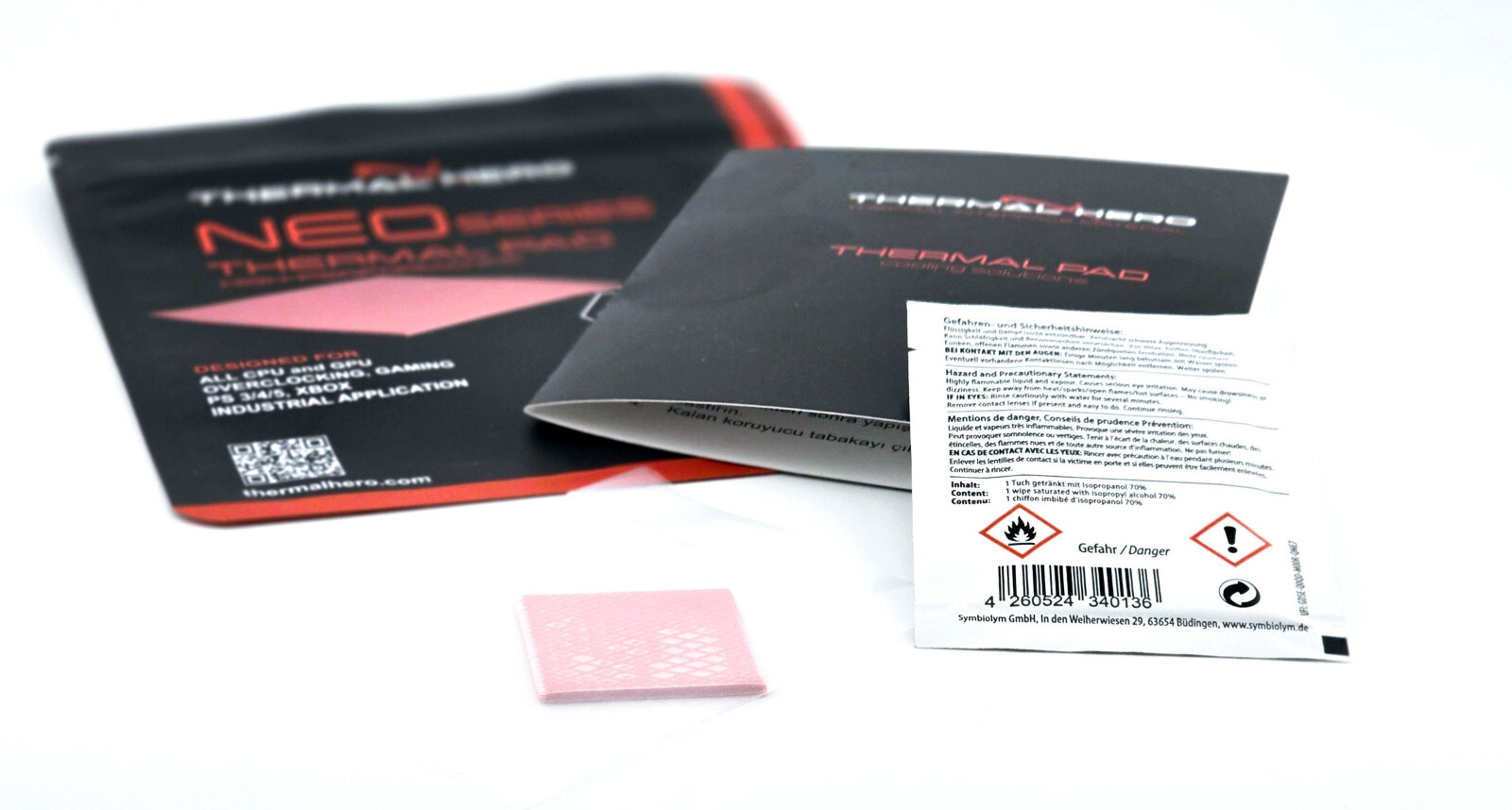 THERMAL HERO NEO Thermal Pad | 30x30x1.0mm | GPU RAM | for PS4 / PS5 Xbox®