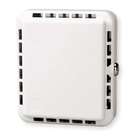 Universal Thermostat Guard, Off-White, Plastic, 4E647