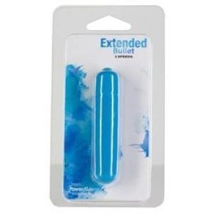 Power Bullet Extended 3.5" 3-Speed Vibrator Waterproof Teal