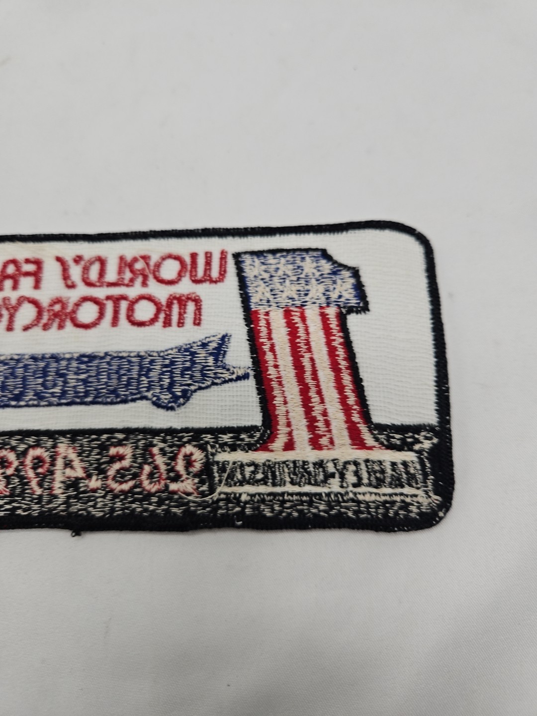 Harley Davidson Worlds Fastest Motorcycle Patch