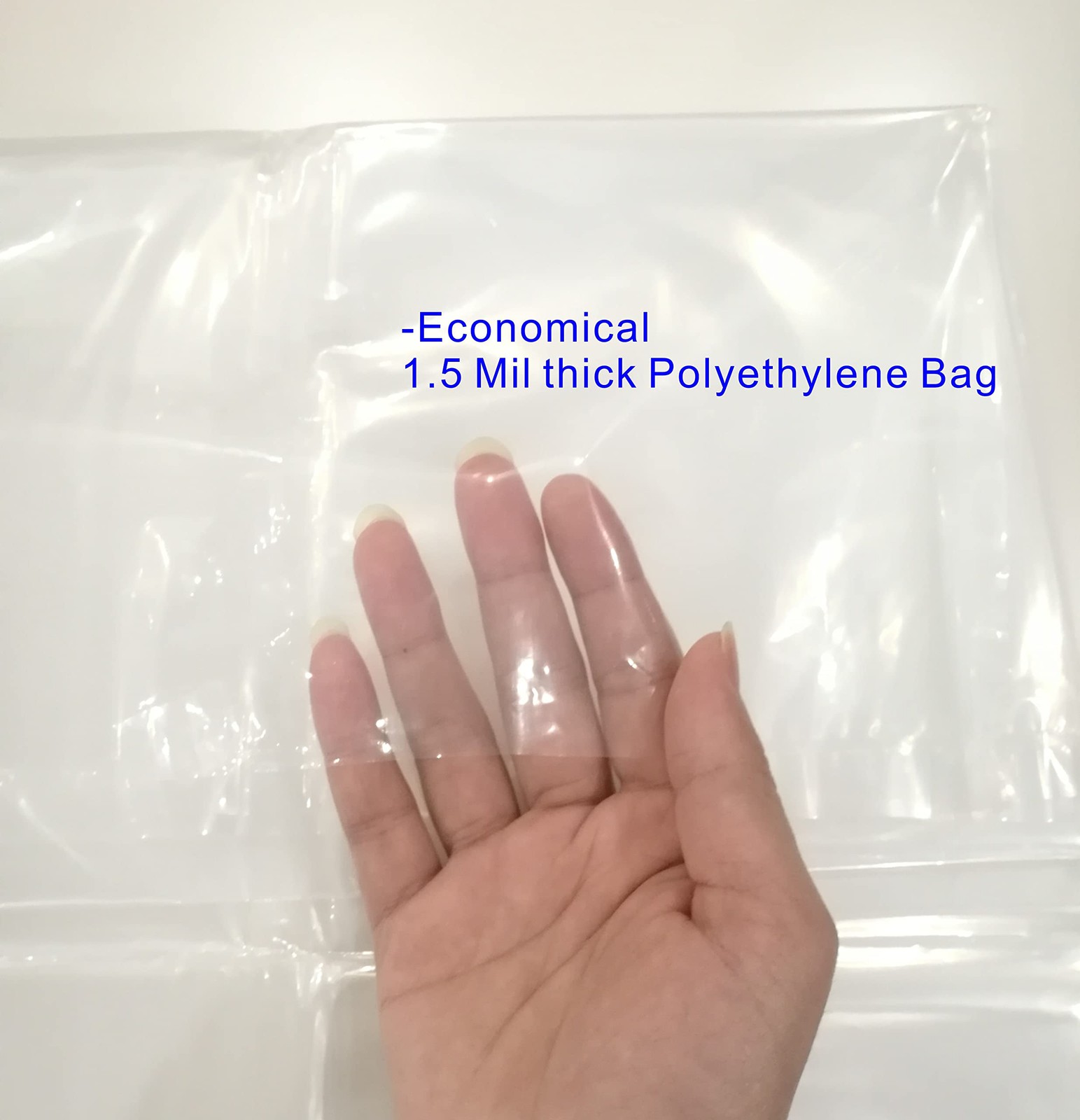 ComfortHome Mattress Bag for Moving and Storage, Queen/King (2-Pack), Clear