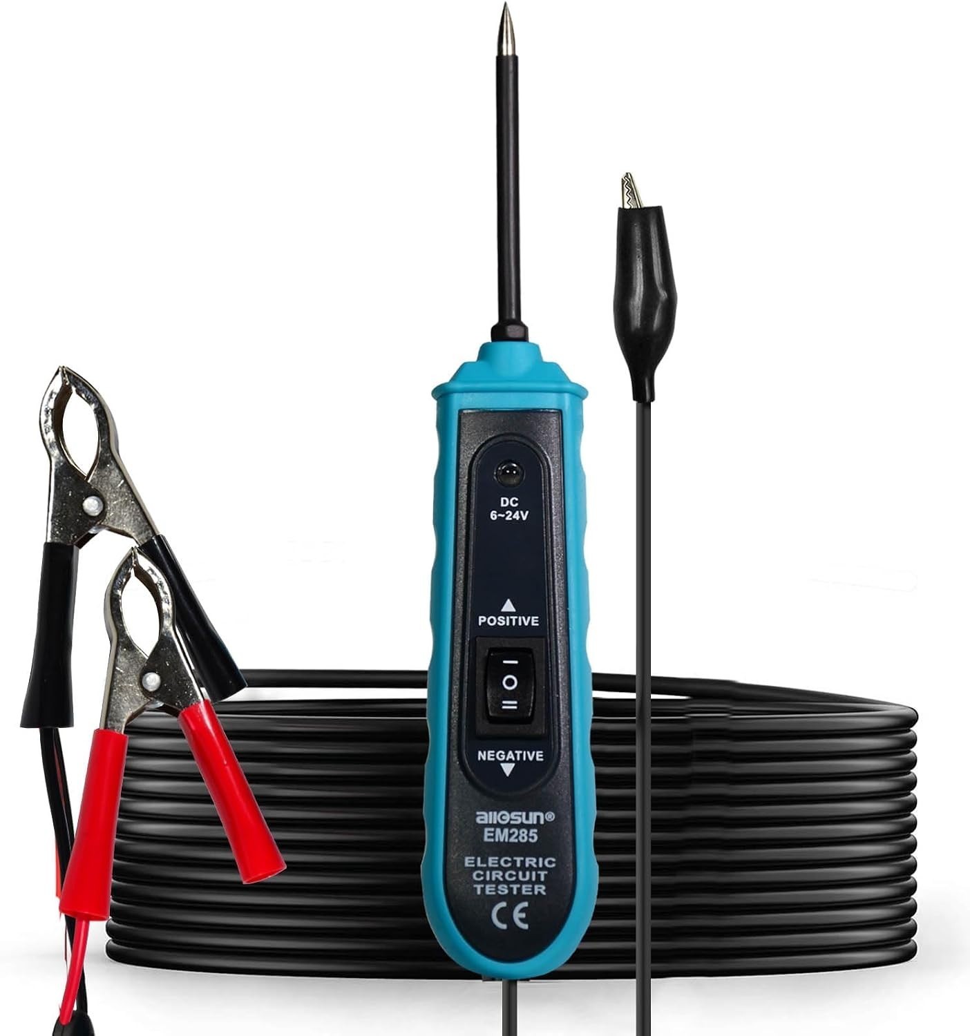 Probador De Circuitos Corriente Electrica DC Voltaje Automotriz 6-24V Con Luz US