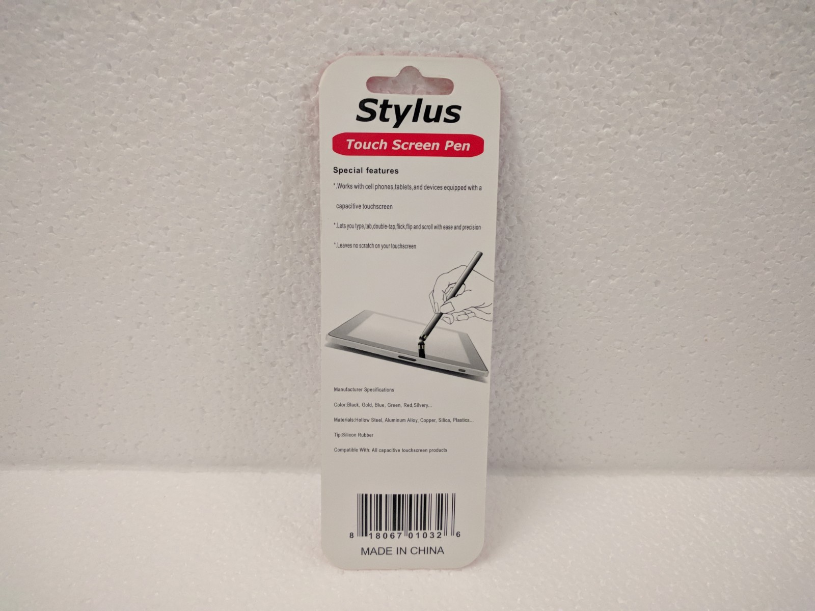 GRD Stylus for Capacitive Touchscreens Black New