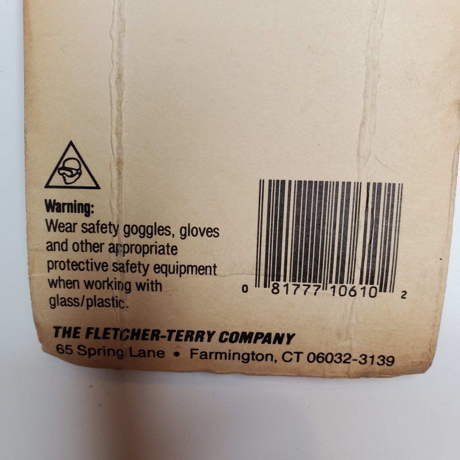 Fletcher's Glass and Tile Replacement Blade 10-610 Tungsten Carbide NOS
