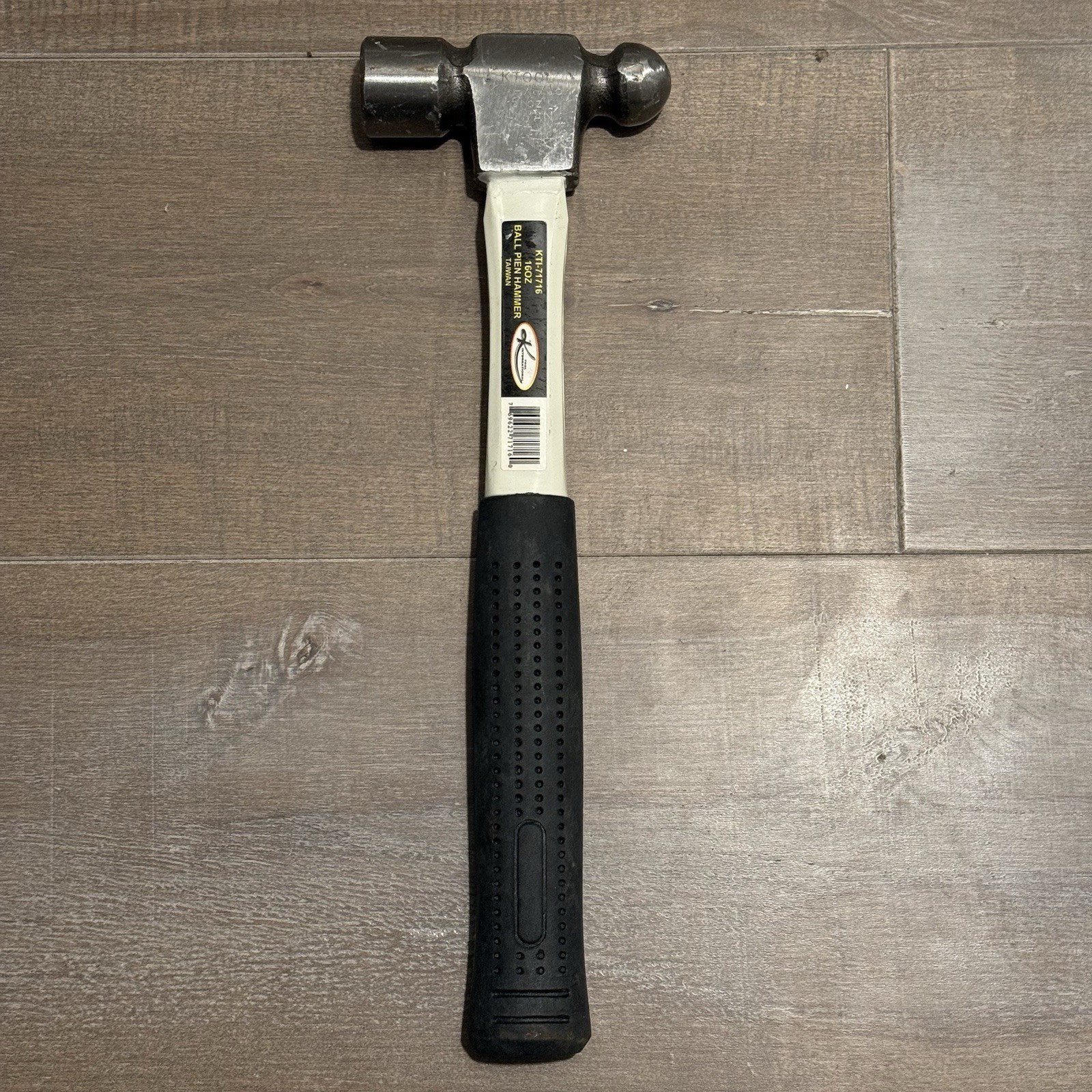 K Tool International 16 oz Ball Peen Hammer KTI-71716 Fiberglass Handle