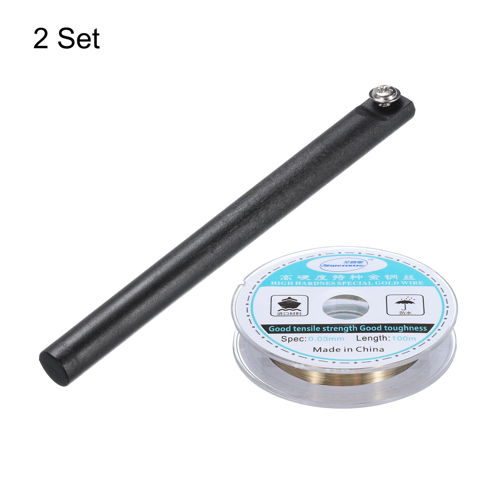 100m Molybdenum Screen Cutting Wire Line with Handle LCD Separate, 0.03mm