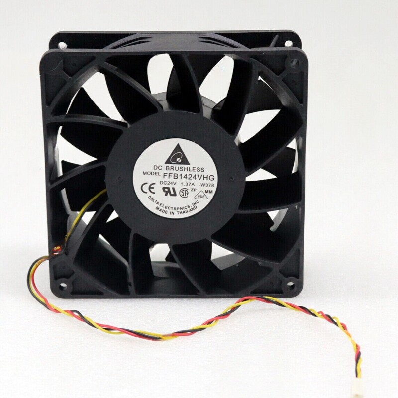 1PCS NEW DELTA DC BRUSHLESS FFB1424VHG 1.37A 140*140*50mm 3pin Inverter Fan