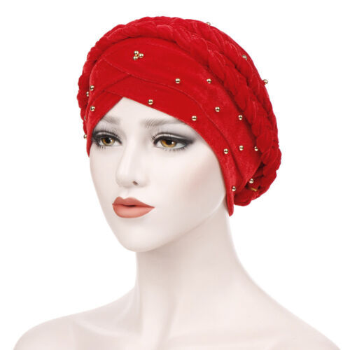 Women Muslim Bonnet Hijab Braids Turban Chemo Caps Hair Loss Head Wrap Cover Hat